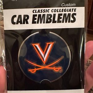 NWT University of Virginia car emblem from UVA bookstore